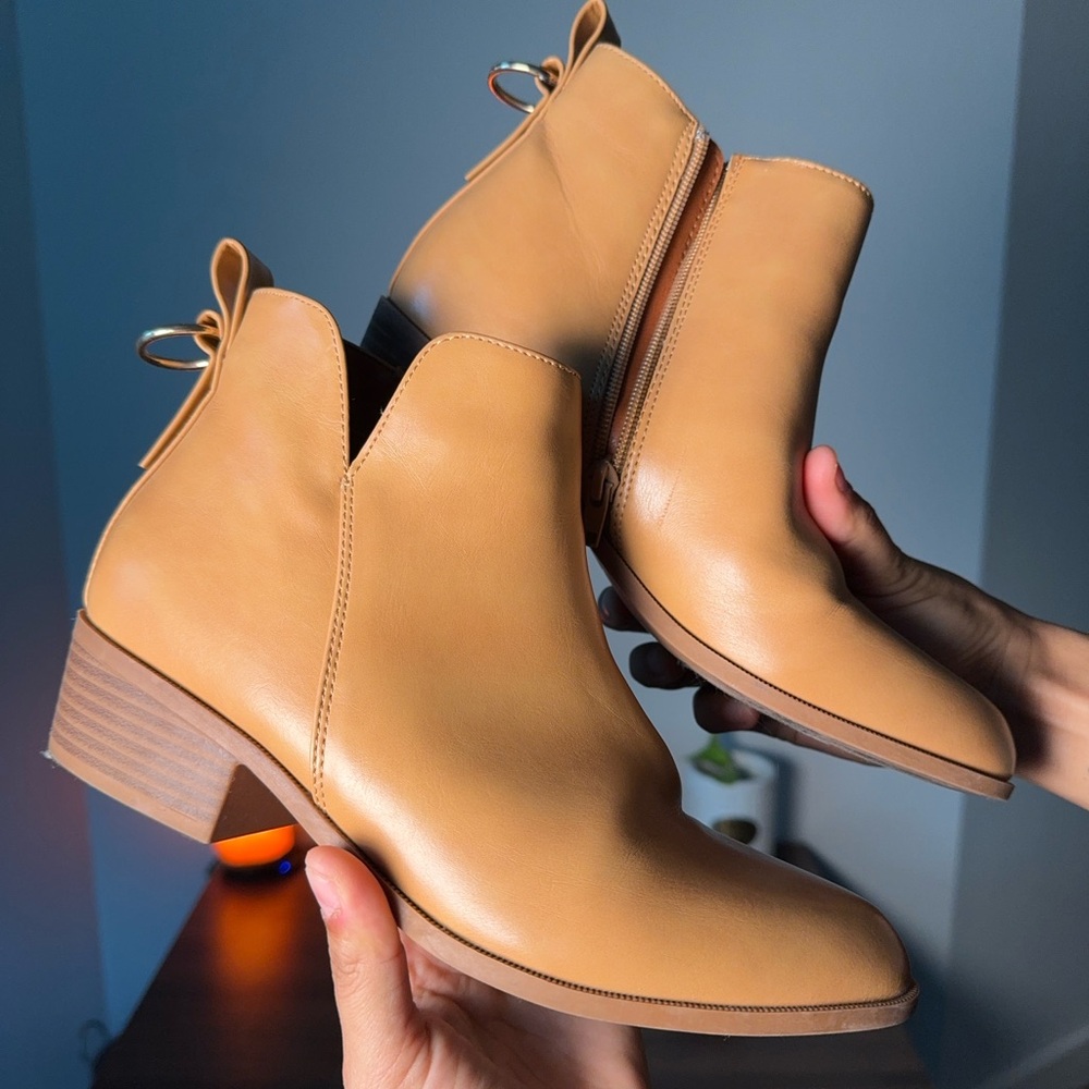 Tan Ankle Boots